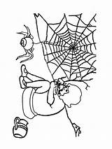 Spin Kleurplaat Spinnen Spiders Kleurplaten Fun Kids Zo Coloring Pages sketch template