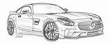 Benz Gts Piecha Ausmalbilder Klasse Malvorlagen Skizze Automobilesreview Kostenlos sketch template