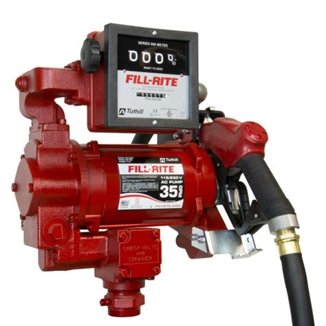 fill rite frvb  gpm   ac high flow fuel transfer pump system toolsidcom