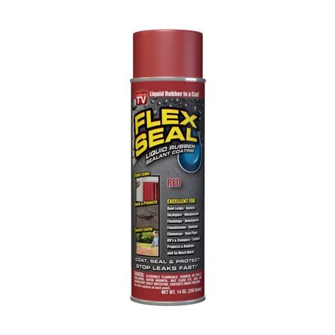 flex seal liquid aerosol rubber sealant coating  oz red walmartcom walmartcom
