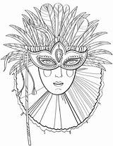 Coloring Mask Carnival Gras Mardi Pages Masks Beautiful Printable Masquerade Print Drawing Lady Adults Mandala Adult Sheets Templates Template Book sketch template