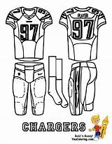 Uniform Chargers Football Titans Tennessee Coloring Nfl Pages Kids Printables Angeles Los Yescoloring Uniforms Diego San Print Afc Attack Book sketch template