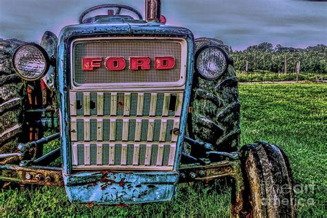 ford tractor grill photograph  sandy moulder pixels