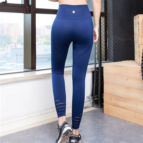 autumn and winter yoga close trousers elastic speed do ventilation show