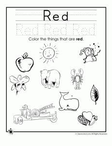 printable color worksheets color worksheets  preschool learning