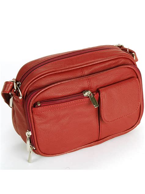 womens leather organizer purse shoulder bag handbag cross body bag large clutch walmartcom