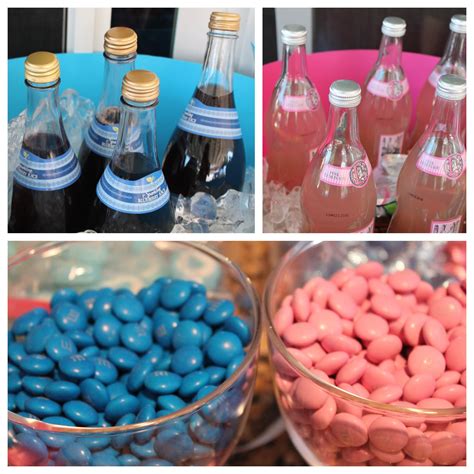 agender reveal party ideas pink blue trader joes  blue