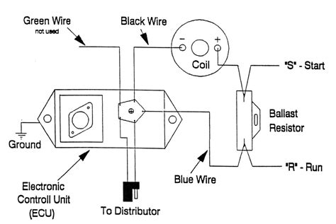 wiring diagram  electronic ignition system