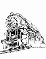Train Steam Coloring Awesome Railroad Color Netart 87kb 779px sketch template