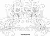 Bff Coloring Pages Print Girls Printable Color Teenagers Friendship Crazy Kids Colouring Note Letscolorit Da Friend Sheets Post Getdrawings Choose sketch template