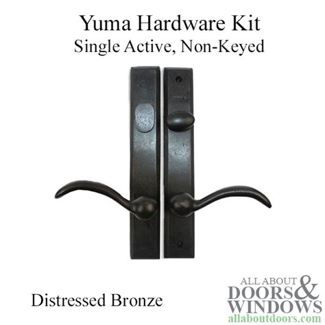 andersen yuma single door hardware kit active  keyed