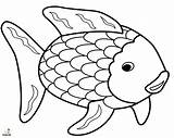 Poisson Fish Coloriage Ciel Arc Avril Poissons Template 123dessins Gratuitement Numbers sketch template