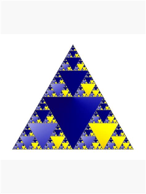 sierpinski triangle  art print  rupert russell redbubble