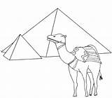 Coloring Pyramid Around Coloringsky sketch template