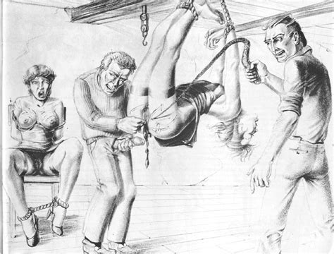 torture drawing bdsm spanking art