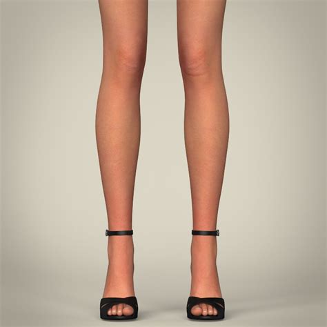 Realistic Sexy Teen Girl 3d Model Buy Realistic Sexy