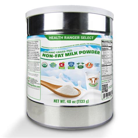 organic grass fed  fat milk powder  oz      packs