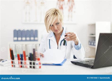 analyzing results stock photo image  clipboard pensive