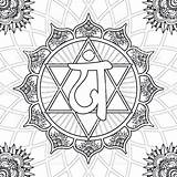 Chakra Chakras Mandalas Kleurplaat Kleurplaten Anahata Zenting Espiritualidad Downloaden Uitprinten sketch template