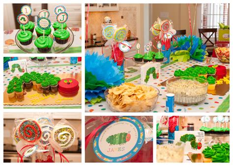 The Very Hungry Caterpillar First Birthday Party The