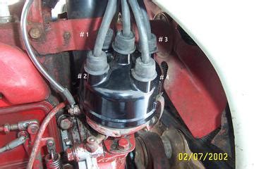 ford  front mount distributor timing