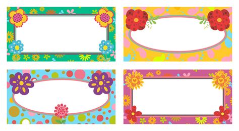 printable toddlers tags spring      printablee