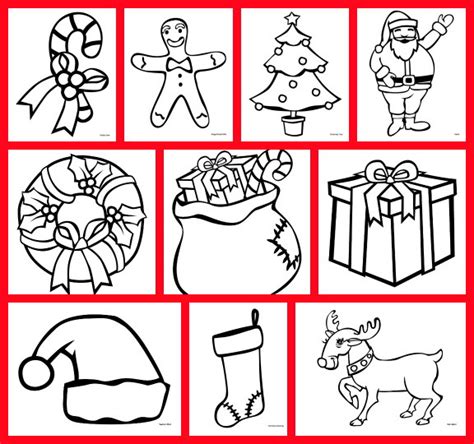 christmas coloring pages gift  curiosity