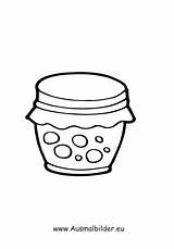 Marmelade Lebensmittel Ausmalbild Ausmalen Zum Tortenstück Donut Suppe Haushalt sketch template