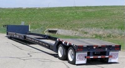 stretch trailers offer greater length options  standard flatbed trailers