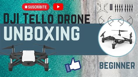 dji tello mini drone quadcopter mp camera   beginners  dji tello unboxing youtube