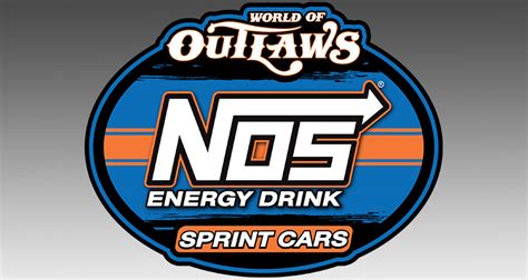nos energy drink  sponsor world  outlaws sprint car series winged