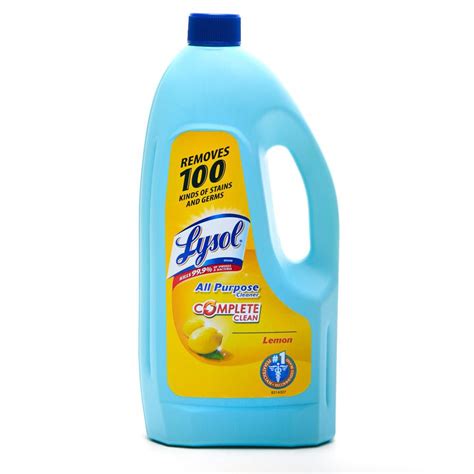 authentic lysol lemon  purpose liquid cleaner ml shopee philippines