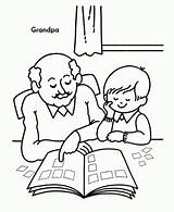 Nonni Nonno Fai Occhiali Catenella sketch template