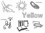 Yellow Coloring Color Field Trip Sheet Printable Pages Template 600px 48kb sketch template