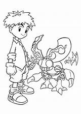 Coloring Pages Digimon Kids Printable Nice sketch template