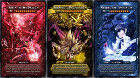 Ygopro Egyptian Gods Slifer Obelisk And The Winged