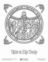 Coloring Catholic Pages Adult Book Body Drawn Hand Kids Jesus Risen Sheets Resurrection Holes Hands Catholicviral Sense Sacred Clipart Popular sketch template