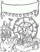 Coloring Fair Pages Carnival State County Rides Fun Food Contest Print Charlotte Web Printable Fern Kids Color Getcolorings Pig Coloringtop sketch template