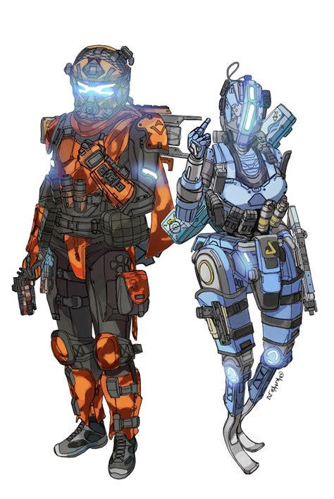 Kotone A Grapple Pilot Titanfall 2 Pilot Titanfall 2 Stim Pilot