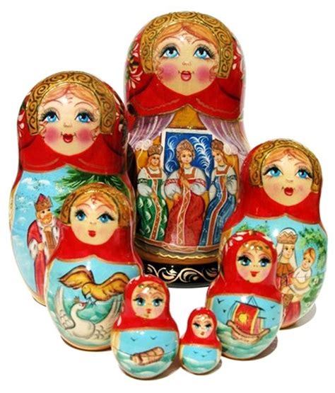 Russian Matryoshka Doll Beauties 7 Piece