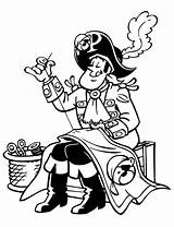 Piraat Kleurplaten Piet Piraten Printen Leukvoorkids Leuk Heel sketch template