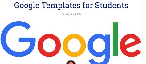 google templates template google templates student