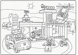Coloring Lego City Pages Printable Print Comments sketch template