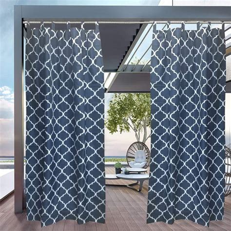 outdoor curtain privacy  patio waterproof fade resistant walmartcom