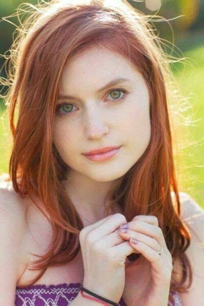 stunning  striking redheads  green eyes