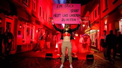 Sex Workers Turn Streets Red To Demand End To Lockdown Brothel Closures