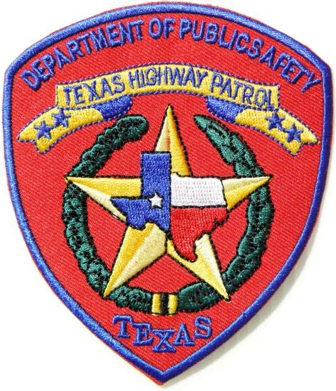 Texas Highway Patrol State Police Patch Ebay