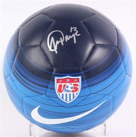 Alex Morgan Signed Nike Team Usa Soccer Ball Lojo Coa
