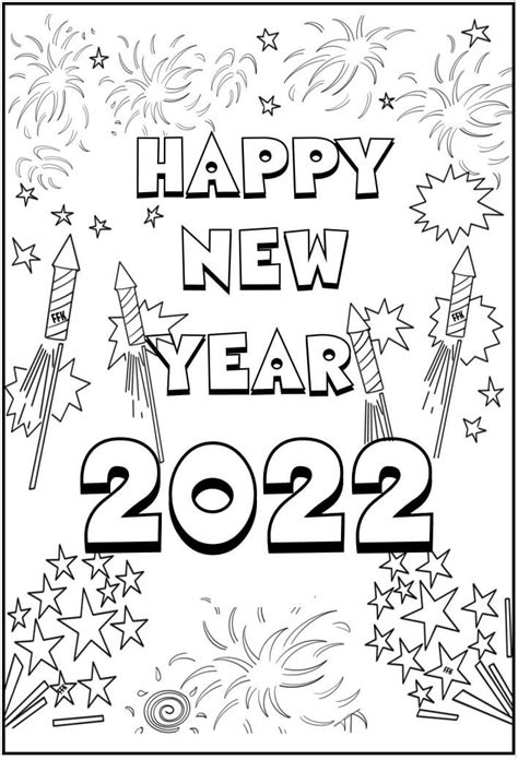 years coloring pages printable
