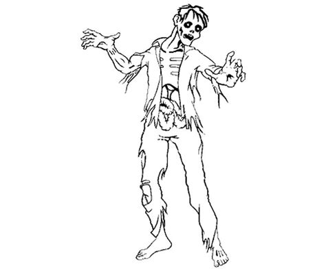cartoon zombie coloring pages   cartoon zombie